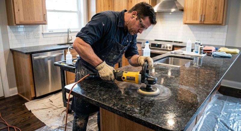 Granite Countertop Refinishing in Roseville, CA